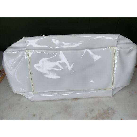 Dooney & Bourke Pocketbook White Patent Leather Large Nina Handbag - Picture 11 of 16